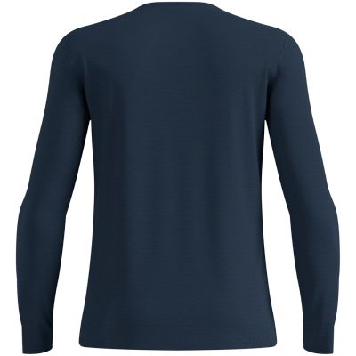 Koszulka termoaktywna z długim rękawem męska Odlo MERINO 160 BL TOP crew neck l/s granatowa   L