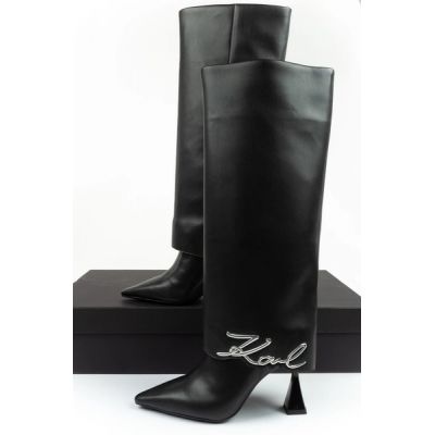 17. Buty, kozaki Karl Lagerfeld Debut II W KL32084F0X