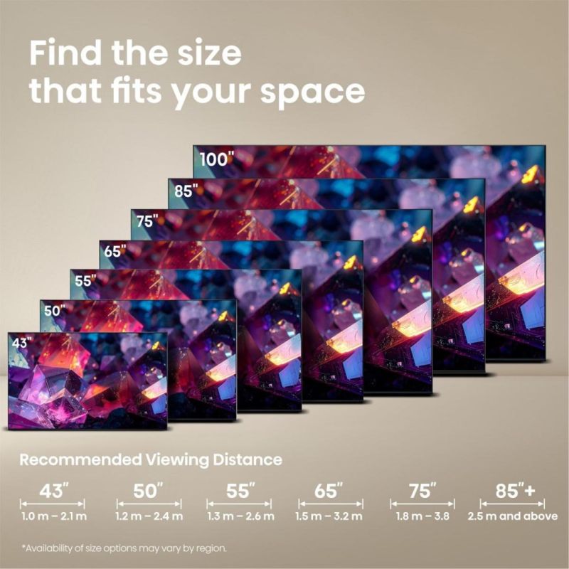 7. Hisense 65E7S PRO 165,1 cm (65") 4K Ultra HD Smart TV Wi-Fi Czarny