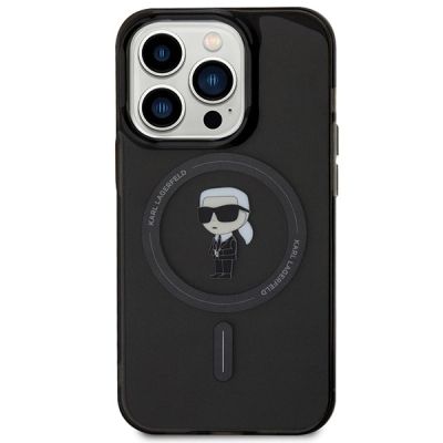 3. Etui Karl Lagerfeld IML Ikonik MagSafe na iPhone 15 Pro - czarne