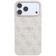 3. Etui Guess Embossed 4G Ring Classic MagSafe na iPhone 18 Pro / 17 Pro - różowe