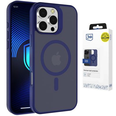 Etui 3mk Smoke MagCase na iPhone 16 Pro - niebieskie-półprzezroczyste