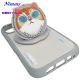 15. Etui Nimmy Glasses Cool Cat MagSafe na iPhone 16 - szare