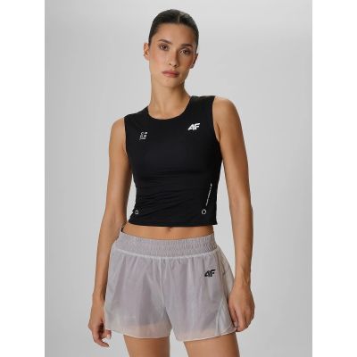 Crop top treningowy szybkoschnący damski 4F 4FRAW26TFSLF1271-20S