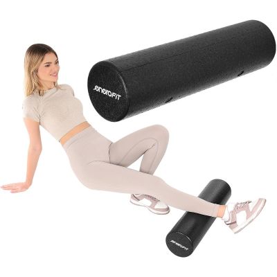 8. WAŁEK ROLLER FITNESS JOGA EPP CZARNY 15x60CM ENERO FIT