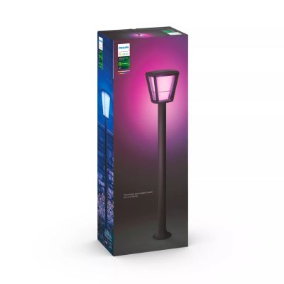 4. Zewnętrzna latarnia słupkowa Philips Hue WCA Econic | 15 W | 2000-6500 Hue Biały kolor Atmosfera