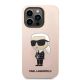 3. Etui Karl Lagerfeld Silicone Ikonik na iPhone 14 Pro - różowe