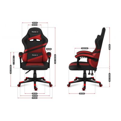 14. Fotel gamingowy Huzaro Force 4.4 Red Mesh