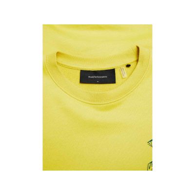 4. Bluza męska PEAK PERFORMANCE M Terry Graphic Crew kolor żółty