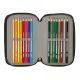 6. Real Madryt piórnik z wyposażeniem triple filled pencil case 37 pcs 412654857