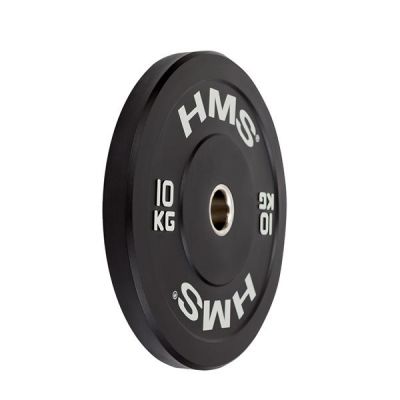 2. Talerz olimpijski HMS BLACK BUMPER 10 kg BBR10 