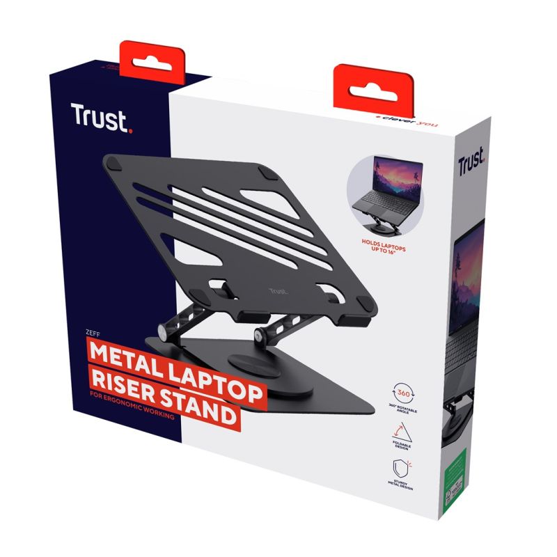 8. Podstawka pod laptopa Trust ZEFF METAL Black