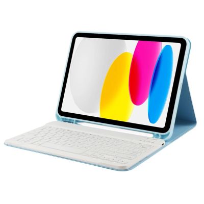 3. Etui Tech-Protect SC Pen + Keyboard z klawiaturą na iPad 10.9" 2022 - jasnoniebieskie