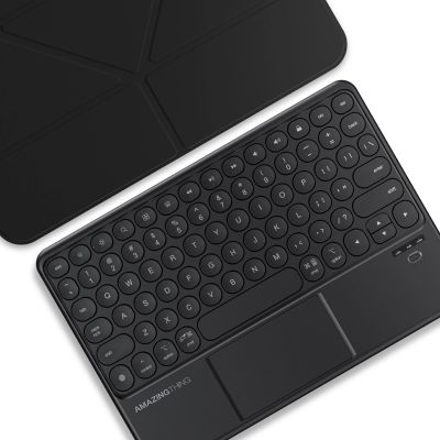 5. Etui z klawiaturą AMAZINGTHING Minimal Case Keylite Combo na iPad 11" 2025 - czarne