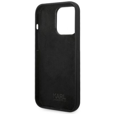 7. Etui Karl Lagerfeld Silicone Karl`s Head na iPhone 14 Pro Max - czarne