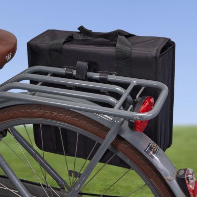 11. SAKWA TORBA ROWEROWA PODWÓJNA TYLNA NA BAGAŻNIK 40L XQMAX