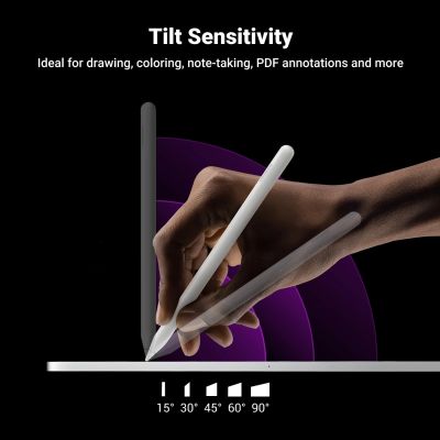 5. Rysik Ugreen LP653 z ładowaniem bezprzewodowym do tabletów iPad - biały