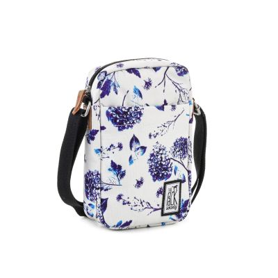 TORBA XSMALL SHOULDER BAG  181CPR751-72 OFF WHITE BLUE FLOWER ALLOVER