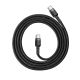 2. Kabel Baseus CATKLF-GG1 (USB typu C M - USB typu C M; 1m; kolor szaro-czarny)