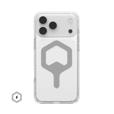 2. Urban Armor Gear Plyo pokrowiec na telefon komórkowy 17,5 cm (6.9") Srebrny, Przezroczysty