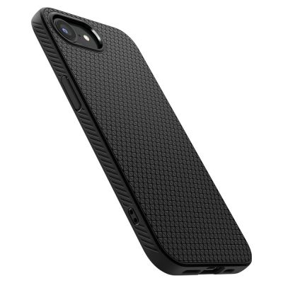 12. Etui Spigen Liquid Air na iPhone 16e / 17e - czarny mat