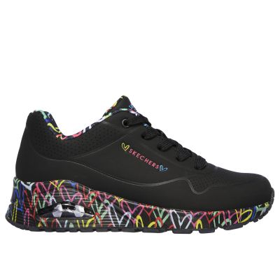 Skechers damskie buty UNO LOVING LOVE 155506 BBK
