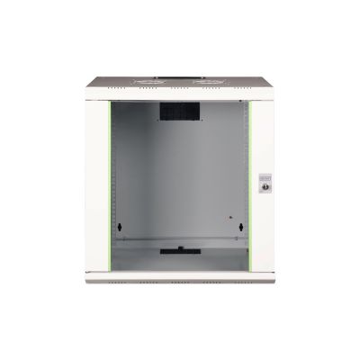 8. Digitus Szafa sieciowa wisząca Unique 19" 12U rack 600x450, drzwi szyba, szary, niedzielona, złożona, 100kg