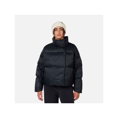 7. Kurtka narciarska damska ROSSIGNOL W ARETU CROPPED DOWN JKT czarna