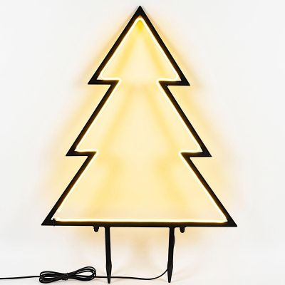 8. NEON CHOINKA 190 LED TIMER 8 FUNKCJI 53x75CM LUCA CIEPŁY BIAŁY