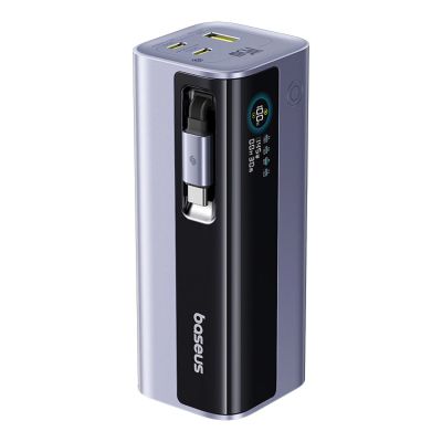 Powerbank Baseus EnerGeek GR11 20000mAh 145W ze zwijanym kablem - szary