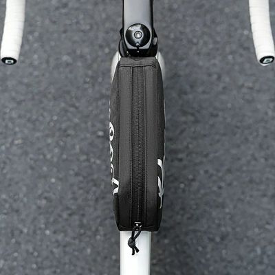 7. Torba rowerowa Rockbros G009 Flash Journey na górną rurę 0.8 l - czarna