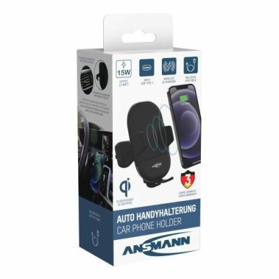 17. Ansmann 1000-0033 uchwyt Uchwyt aktywny Telefon komórkowy/Smartfon Czarny