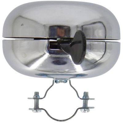 11. DZWONEK ROWEROWY RETRO 80x50MM SILVER XQMAX