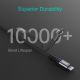 7. Kabel Choetech IP0039 USB-C / Lightning MFi 480Mb/s 3A 1.2m - czarny