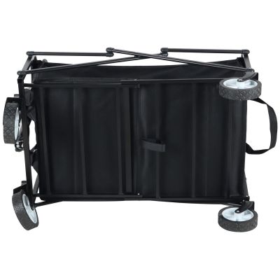 39. WÓZEK TURYSTYCZNO PLAŻOWY SKŁADANY 72x44x50CM Z UCHWYTEM