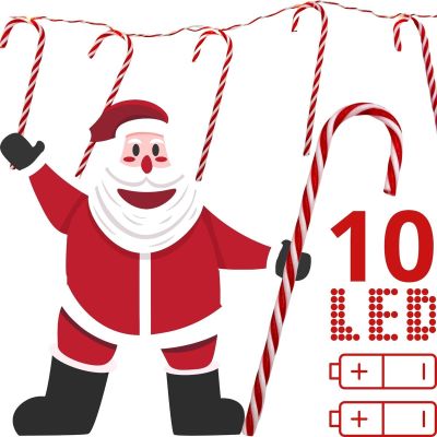 13. LAMPKI GIRLANDA 10 LED LIZAKI LASKI CHOINKOWE CIEPŁY BIAŁY LUCA