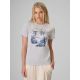 T-shirt regular z nadrukiem damski 4F 4FRAW26TTSHF4374-34S