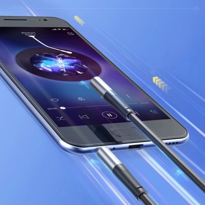 2. Kabel audio Orico AXF-50 minijack 3,5 mm męski do żeńskiego 5 m - czarny