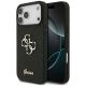 Etui Guess Fixed Glitter Big 4G na iPhone 17 Pro Max / 18 Pro Max - czarne