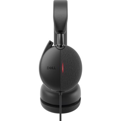 3. DELL WH5024 Zestaw słuchawkowy Przewodowa Opaska na głowę Połączenia/muzyka USB Type-C Czarny