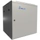 8. Extralink Szafa rack 12U 600x600 ASP Szara montowana na ścianie, drzwi blaszane pełne