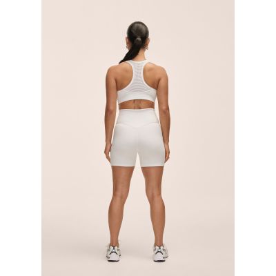 3. Legginsy damskie Casall Grace High Waist Hot Pant biały