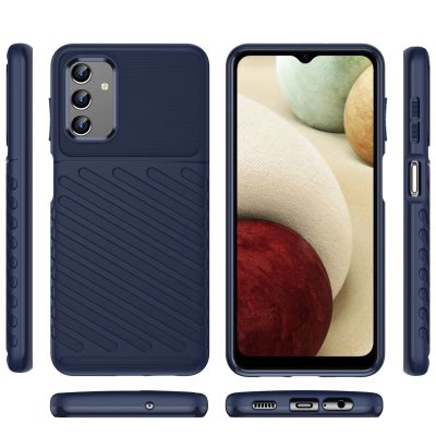 8. Thunder Case elastyczne pancerne etui pokrowiec Samsung Galaxy A13 5G niebieski