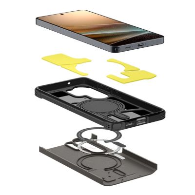 7. Etui Spigen Tough Armor Mag MagSafe na Samsung Galaxy S26 Ultra - szare