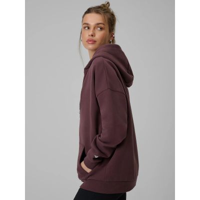 5. Bluza dresowa rozpinana z kapturem damska 4F 4FRAW25TSWSF2778-82S