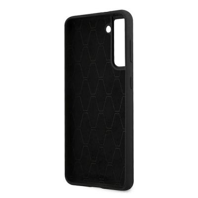 7. Etui BMW Silicone Stripes M Collection na Samsung Galaxy S21+ - czarne