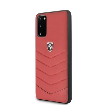 2. Etui Ferrari Heritage Quilted na Samsung Galaxy S20 - czerwone