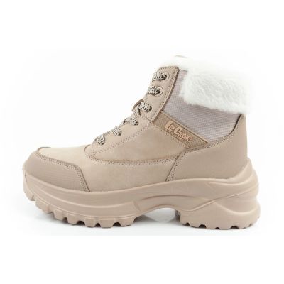2. Lee Cooper buty sportowe damskie zimowe trekkingowe Lee Cooper ocieplane beżowe