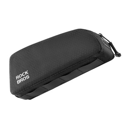2. Torba rowerowa Rockbros na ramę na rurę górną 0,9l – czarna