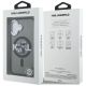 8. Etui Karl Lagerfeld IML Glitter Karl & Choupette Sketch Logo MagSafe na iPhone 16 - czarne